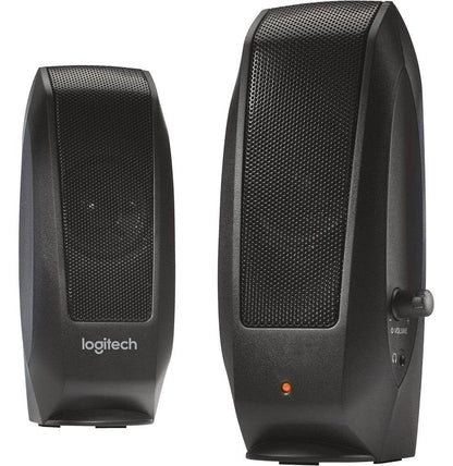 Haut-parleurs stéréo légers Logitech S120 Slim (980-000010) - Logically
