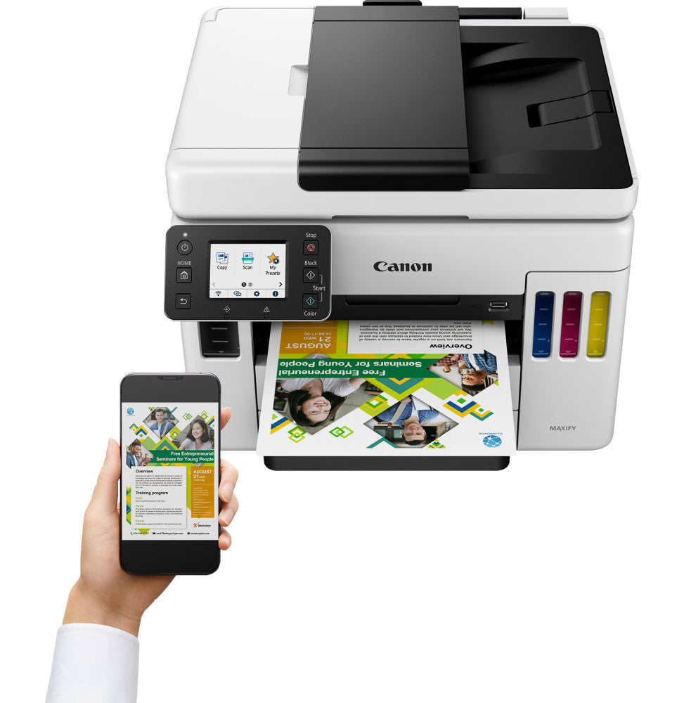 Imprimante Canon MAXIFY GX7140 à réservoirs d'encre rechargeable couleur