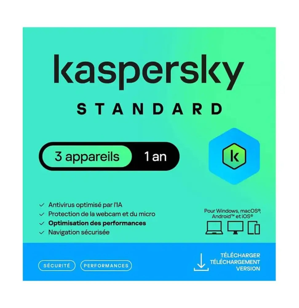 Kaspersky Standard 3 Appareils 