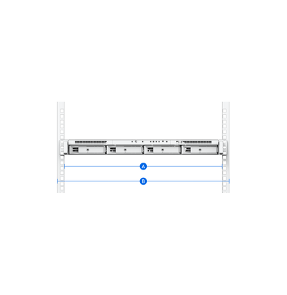 Solutions de rails fixes pour Synology RackStation RKM114