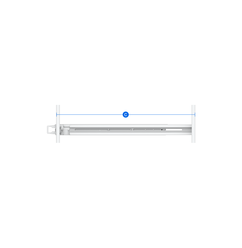 Solutions de rails fixes pour Synology RackStation RKM114