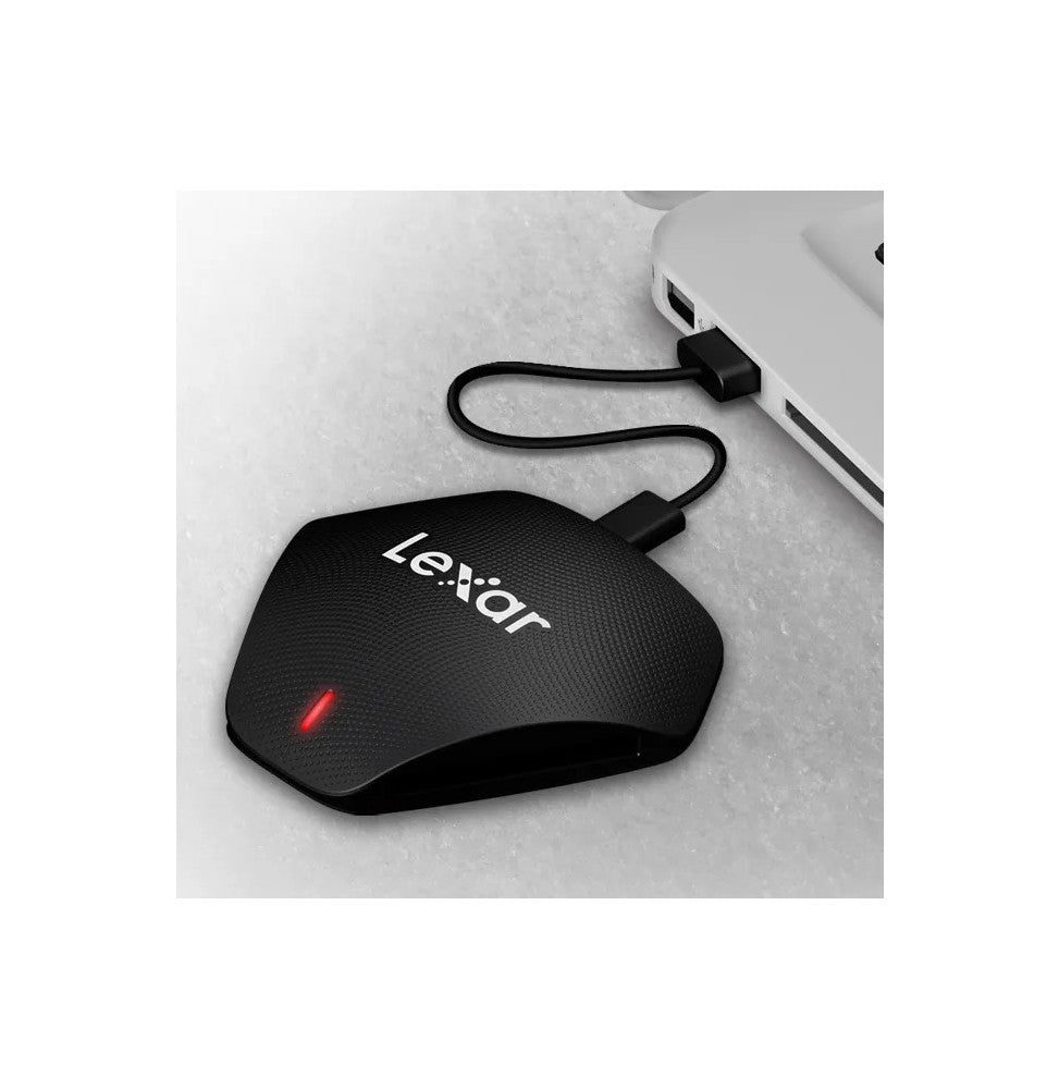 Lecteur de cartes Lexar Professional Multi-Card 3-en-1 USB 3.1 Type-C (CF/SD/microSD) (LRW500URB)