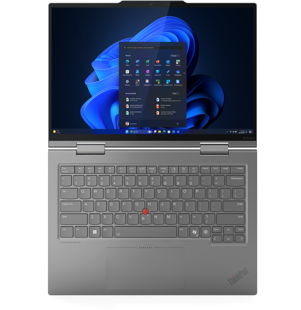 Ordinateur Portable Convertible Lenovo ThinkPad X1 2-in-1 Gen 10 IA intégré (21NU0077FE)
