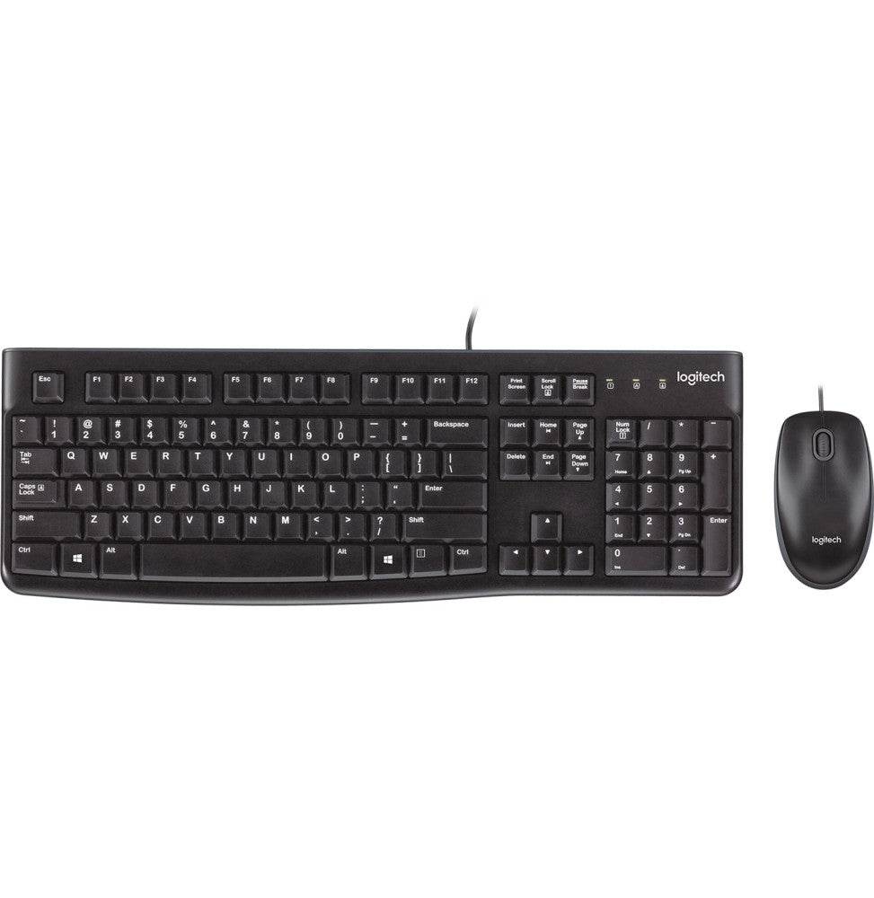 Ensemble souris + clavier Logitech Desktop MK120 - Logically