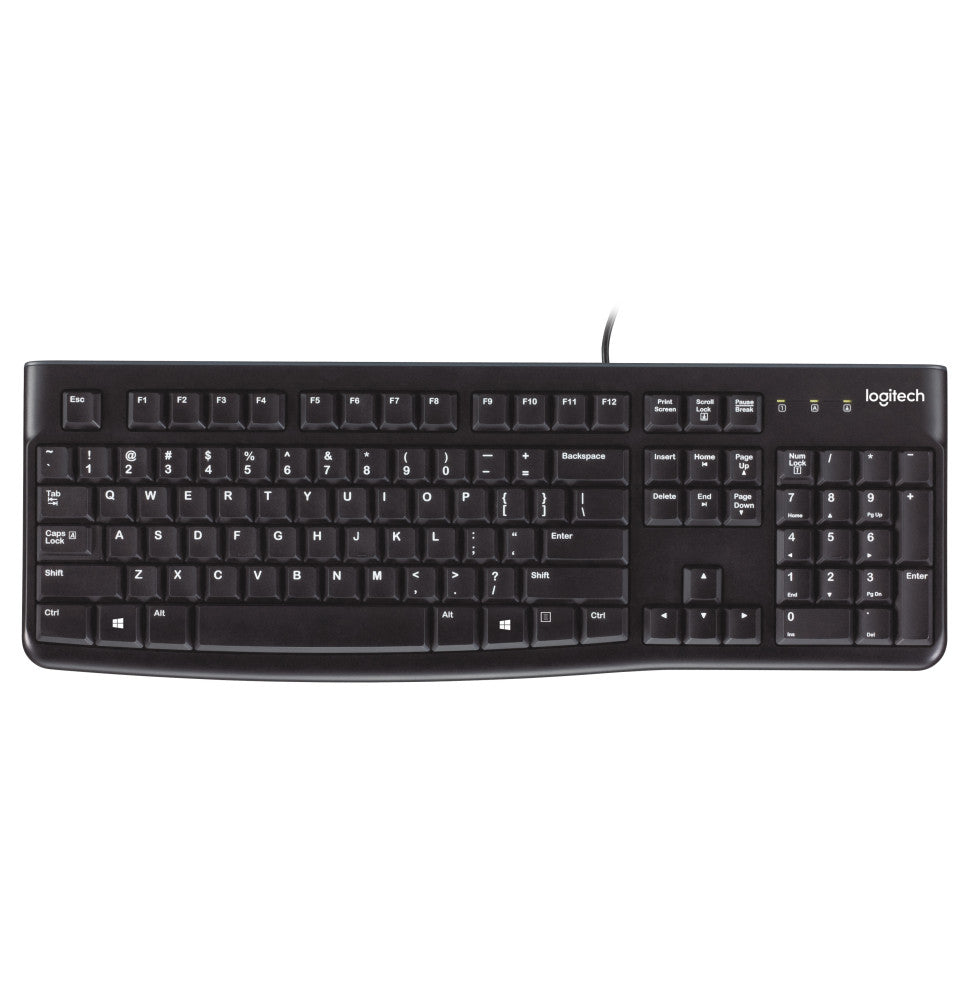 Clavier USB Logitech K120 - Qwerty (920-002508)