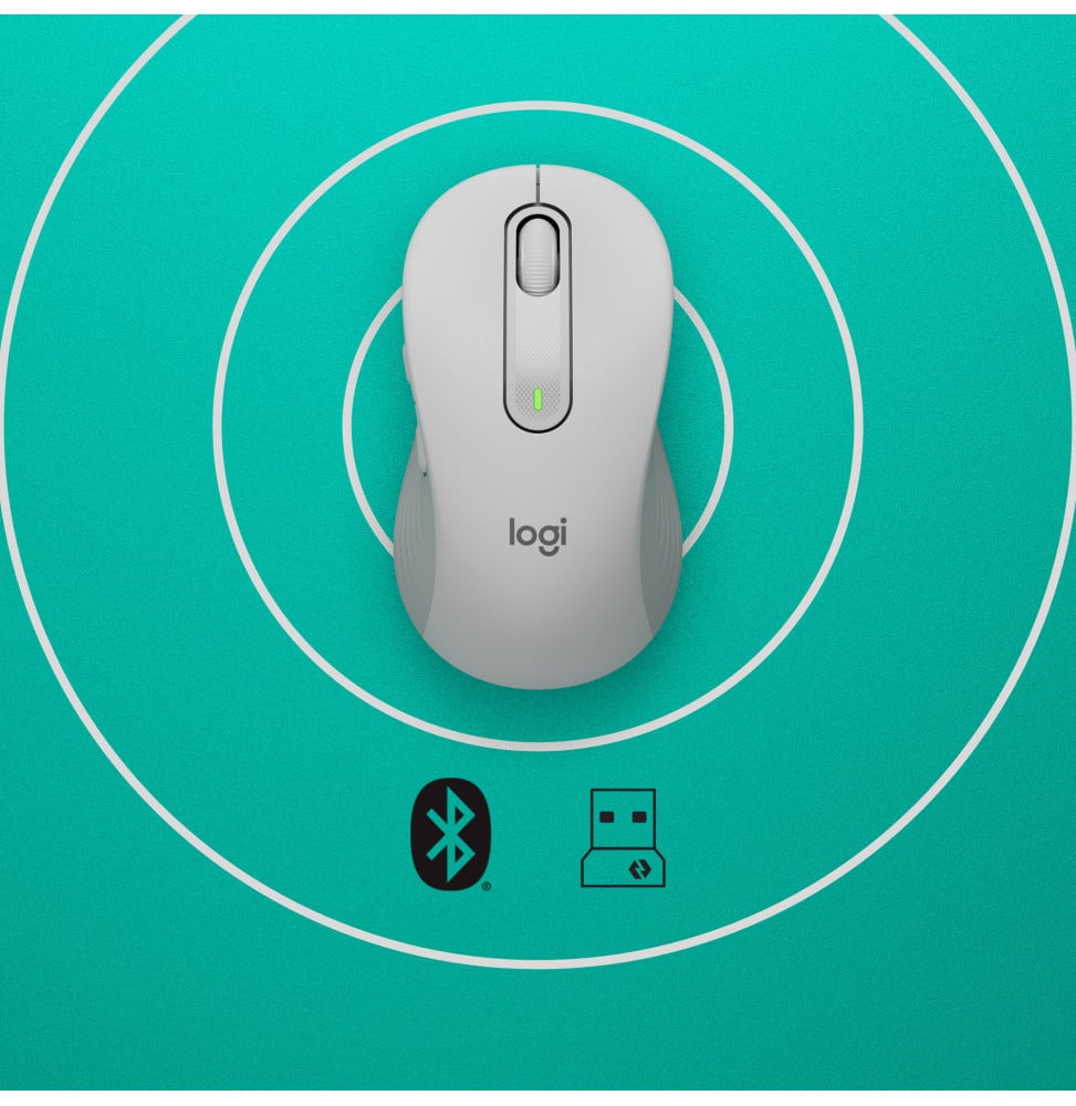 Souris Sans fil Logitech Signature M650 - Blanche - (910-006255)