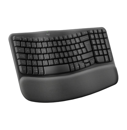 Logitech Wave Keys clavier RF sans fil + Bluetooth AZERTY Français Graphite (920-012286)