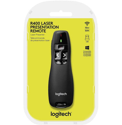 Logitech Wireless Presenter R400 - Télécommande de présentation (910-001356) - Logically
