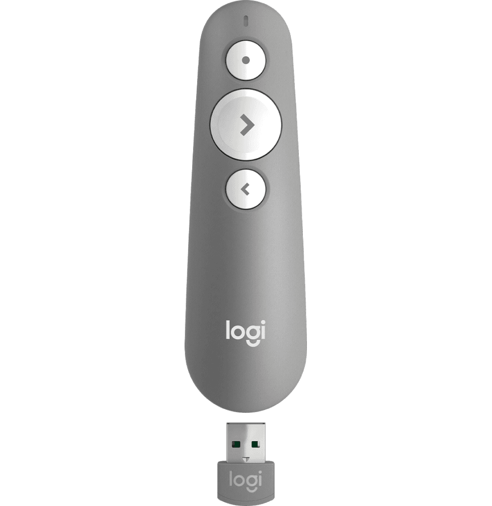 Télécommande de présentation sans fil Laser Logitech R500 - Gris - Logically