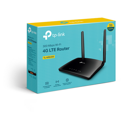 TP-Link Modem/Routeur 4G LTE WiFi N 300 Mbps (TL-MR6400)