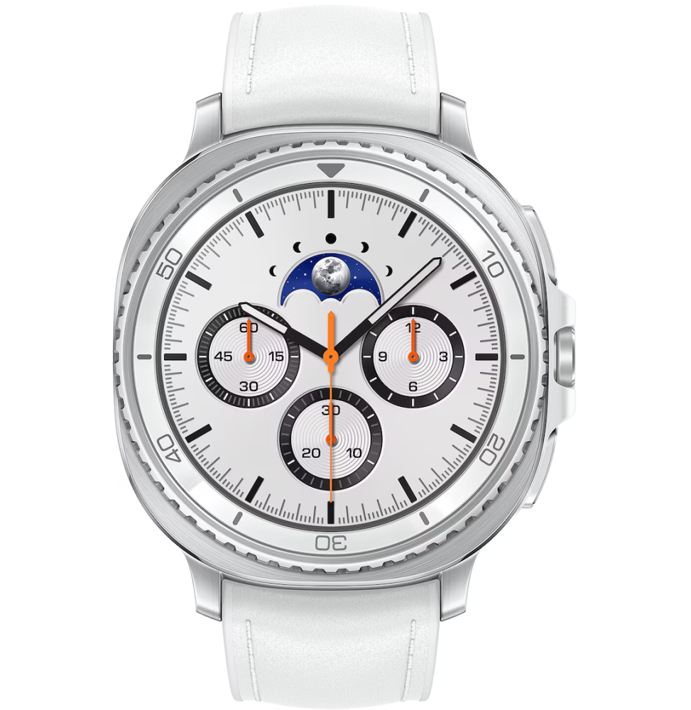 Montre connectée Samsung Galaxy Watch 8 Classic Blanche (Bluetooth, 46mm)