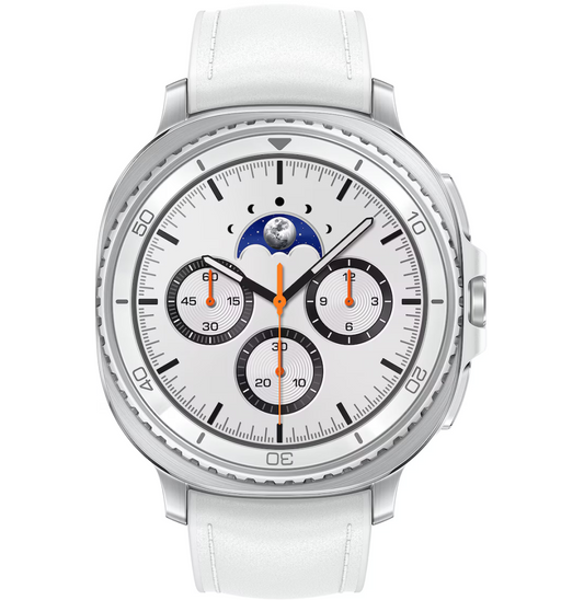 Montre connectée Samsung Galaxy Watch 8 Classic Blanche (Bluetooth, 46mm)