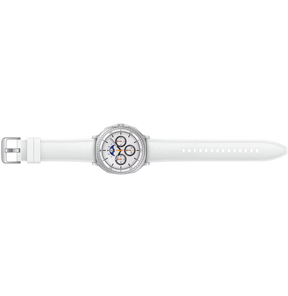 Montre connectée Samsung Galaxy Watch 8 Classic Blanche (Bluetooth, 46mm)