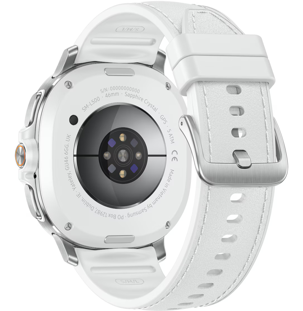 Montre connectée Samsung Galaxy Watch 8 Classic Blanche (Bluetooth, 46mm)