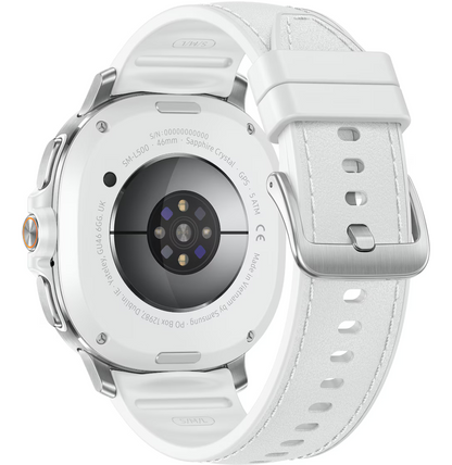 Montre connectée Samsung Galaxy Watch 8 Classic Blanche (Bluetooth, 46mm)