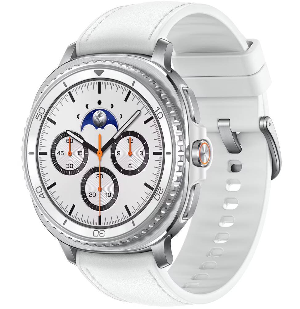 Montre connectée Samsung Galaxy Watch 8 Classic Blanche (Bluetooth, 46mm)