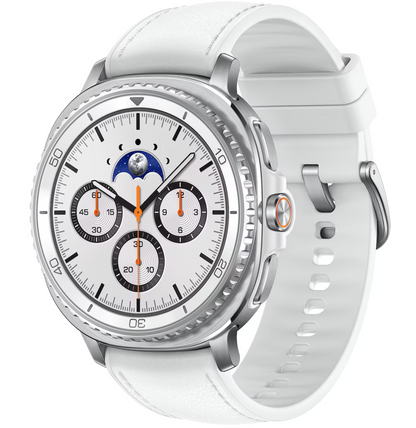 Montre connectée Samsung Galaxy Watch 8 Classic Blanche (Bluetooth, 46mm)