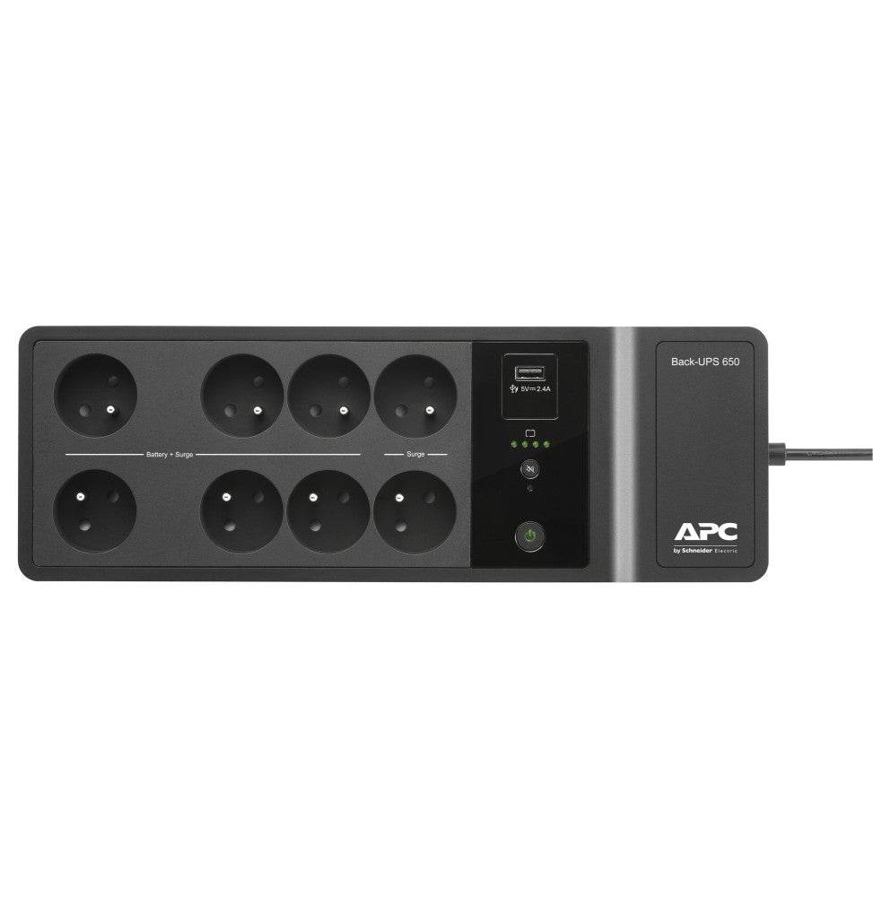 Onduleur Off-Line APC Back-UPS BE650G2-FR - 400 Watts / 650 VA - 8 prises FR + 1 USB - Logically