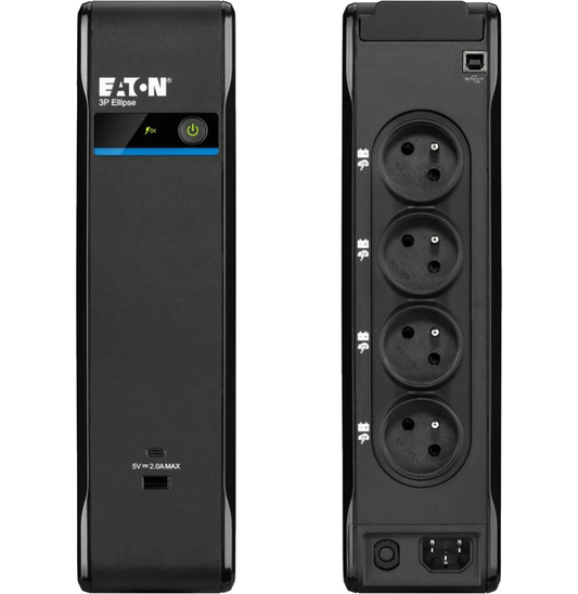 Onduleur Off-line Eaton 3P Ellipse 3P1300UF - 840 W / 1300 VA - 8 prises FR + USB