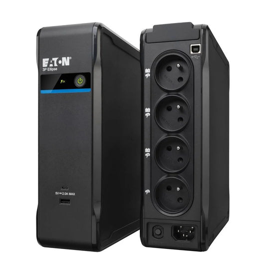 Onduleur Off-line Eaton 3P Ellipse 3P900UF - 540 W / 900 VA - 4 prises FR + USB