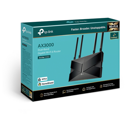 Routeur TP-Link Archer AX53 AX3000 Dual-Band Wi-Fi 6 (ARCHERAX53)