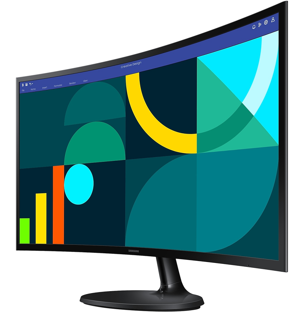 Écran 24" incurvé Gaming Full HD Samsung Essential S3 S36GD (LS24D360GAUXEN)