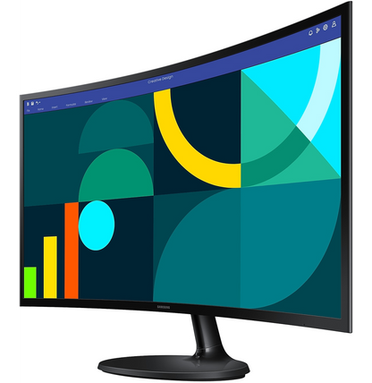 Écran 24" incurvé Gaming Full HD Samsung Essential S3 S36GD (LS24D360GAUXEN)