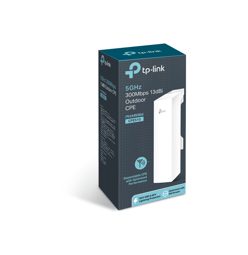 Station CPE WiFi Extérieure TP-Link CPE510 5 GHz 300 Mbps 13 dBi (antenne intégrée) - Logically