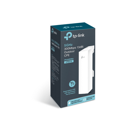 Station CPE WiFi Extérieure TP-Link CPE510 5 GHz 300 Mbps 13 dBi (antenne intégrée) - Logically