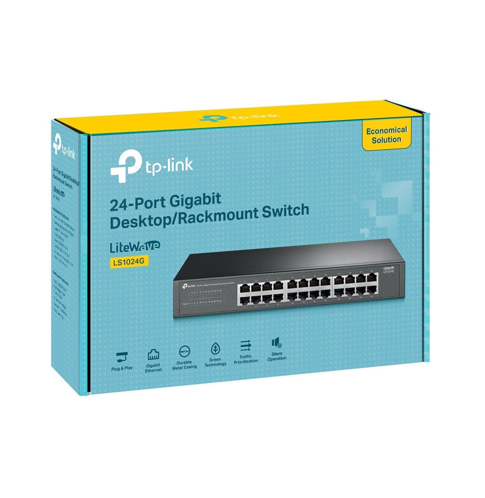 Switch de bureau TP Link LS1024G non administrable 24 ports Gigabit