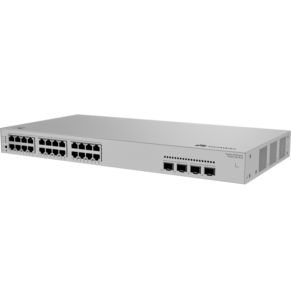 Switch Huawei eKitEngine S220S-24LP4JX 24*10/100/1000BASE-T ports (195 W PoE+) (98012519)
