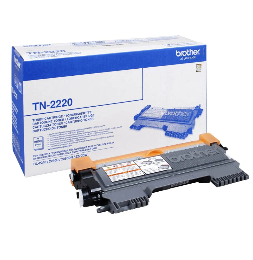 Cartouche de toner TN-2220 Brother originale à haut rendement – Noir