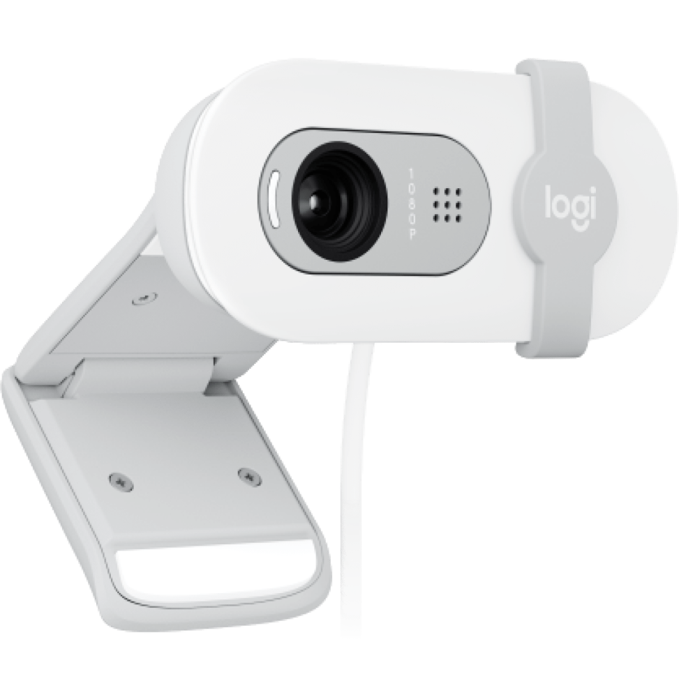 Webcam Logitech Brio 100 Full HD Blanc (960-001617)