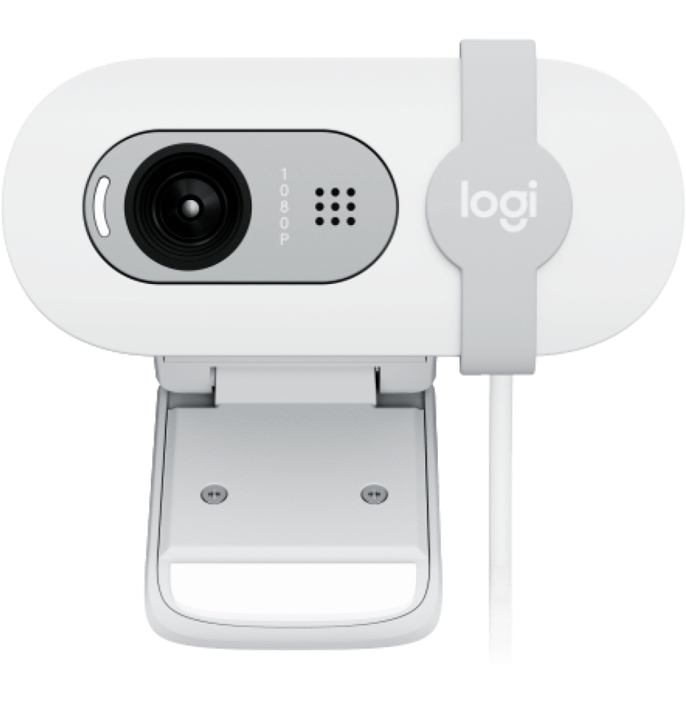 Webcam Logitech Brio 100 Full HD Blanc (960-001617)