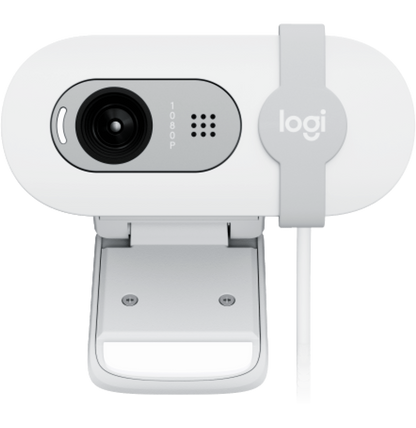 Webcam Logitech Brio 100 Full HD Blanc (960-001617)